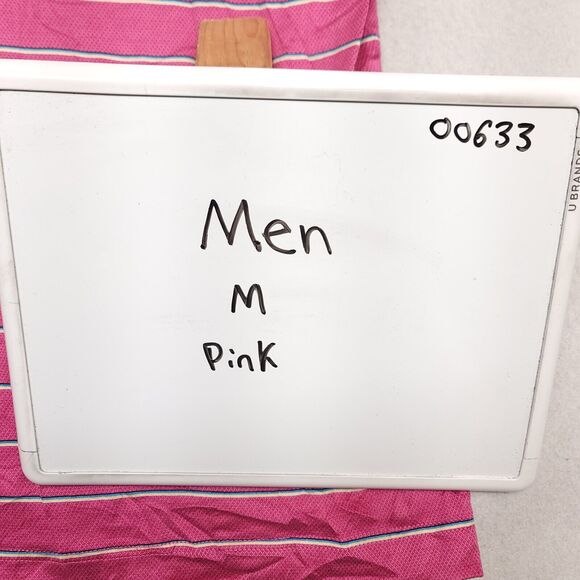 Bobby Jones Casual Collared Short Sleeve Polo Shirt Adult Mens Size M Pink - Picture 9 of 10